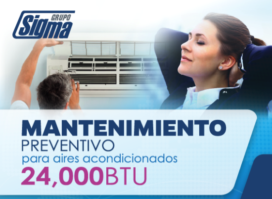 MANT SPLIT PARED 24,000 BTU